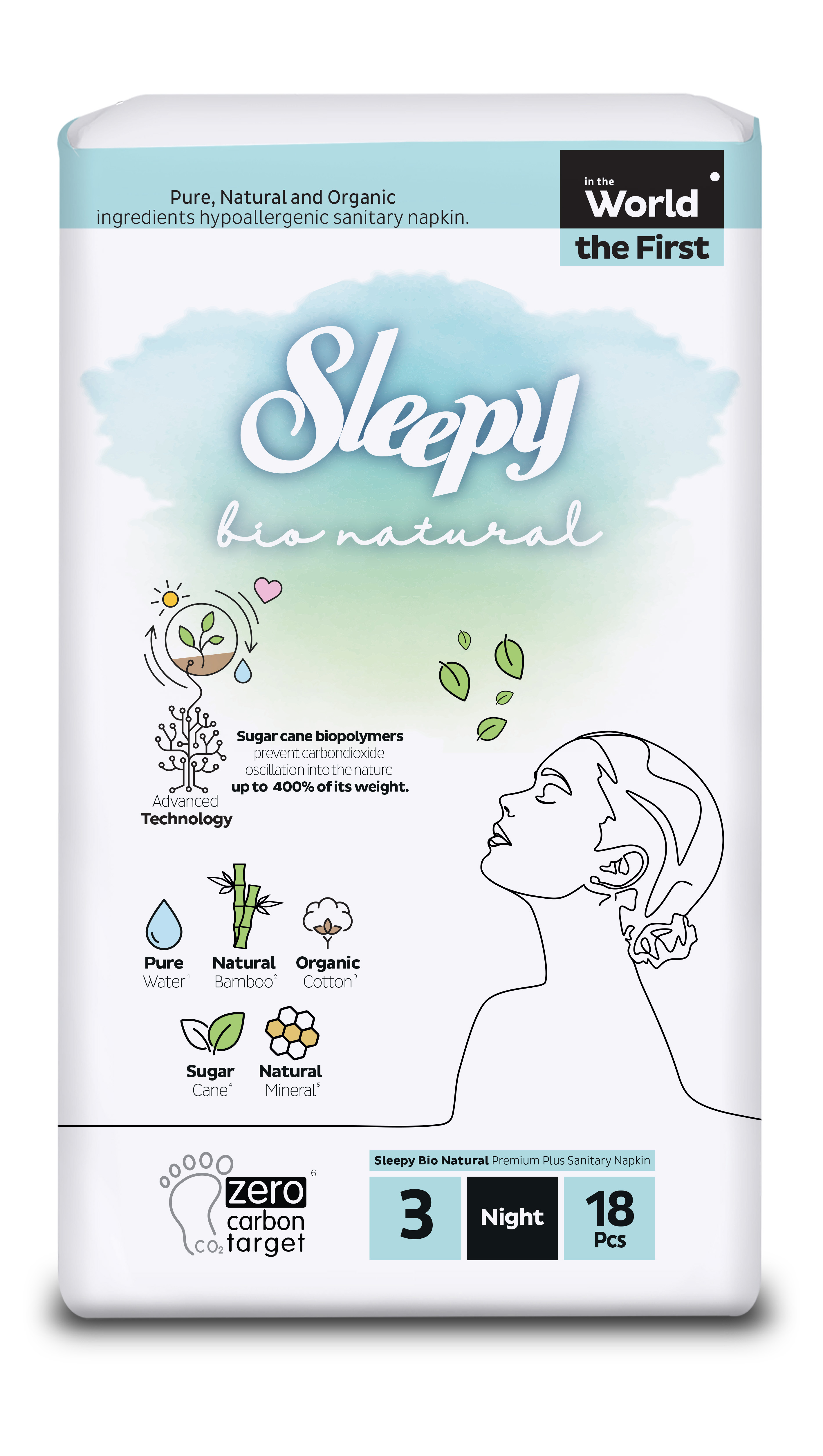 SLEEPY BİO NATURAL HİJYENİK PED